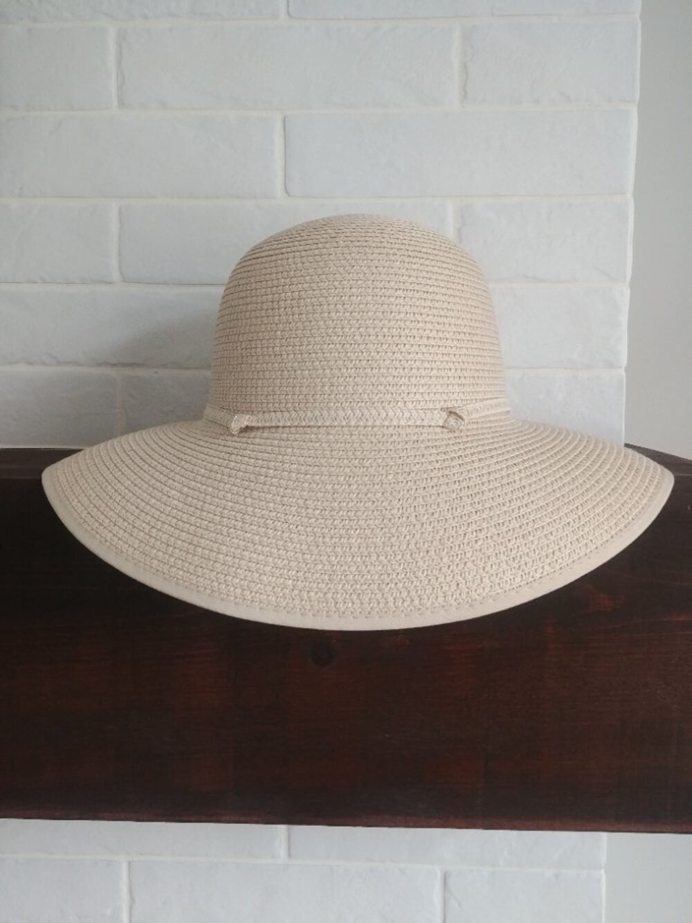 100% paper straw neutral summer hat wide visor front split brim back Magic Hats